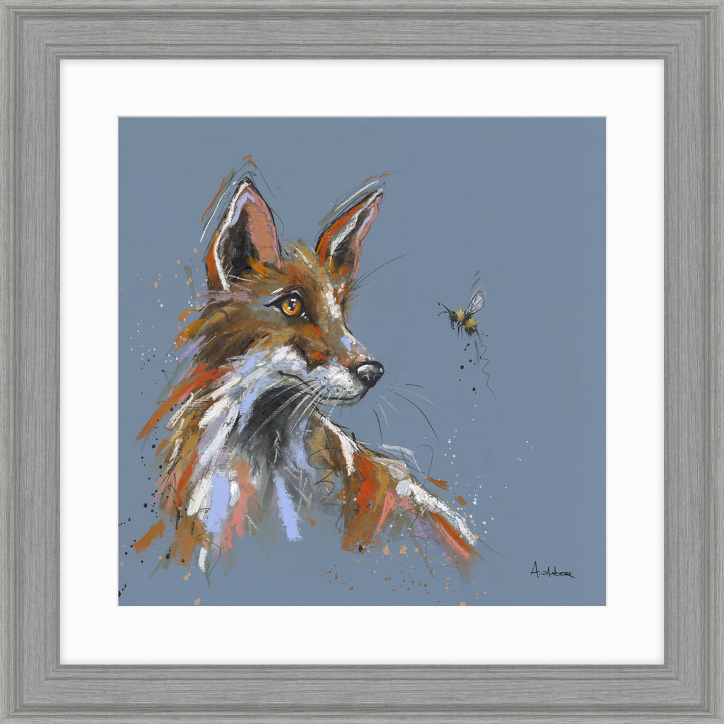 Artko AK11959 Lets Bee Friends Picture - a fox and a bee looking at each other