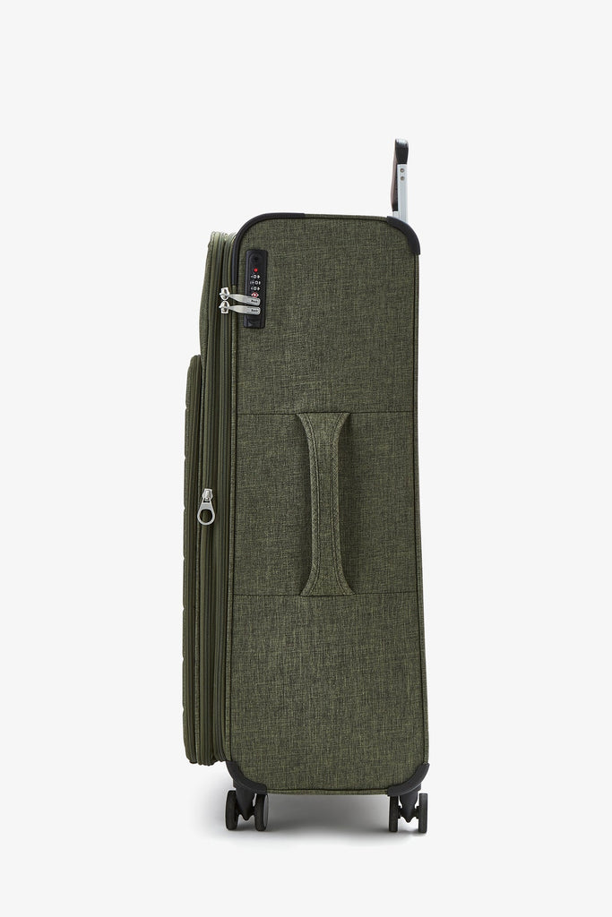 Rock TR0243KHLGE Rocklite DLX Large Suitcase In Khaki