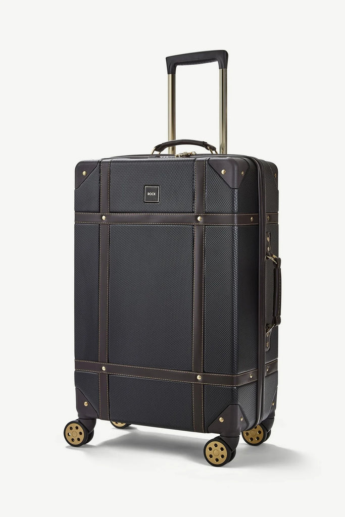 Vintage Medium Suitcase Black