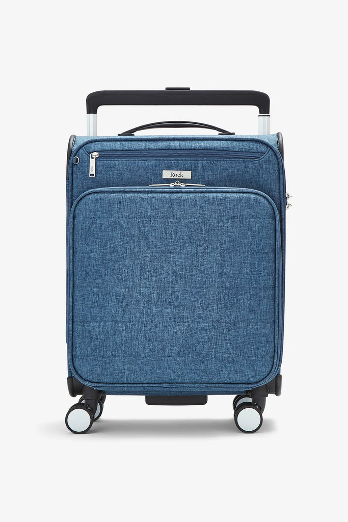 Small Suitcase In Denim Blue