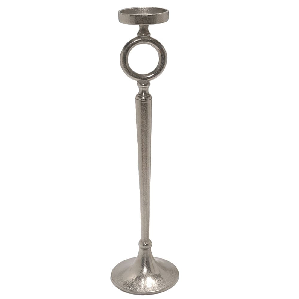 WJ Sampson 20470 Ohlsom Silver Medium Candle Stand