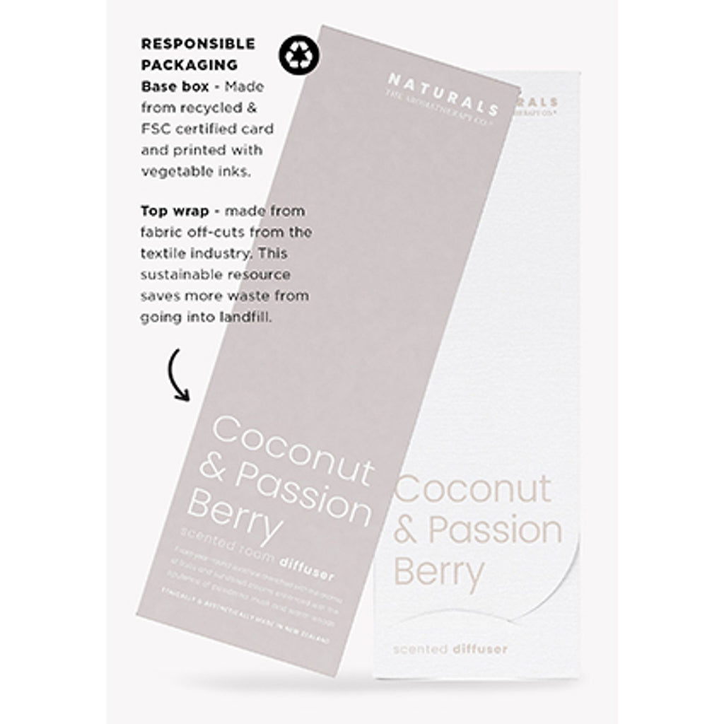 IT04181 Naturals Diffuser 120ML Coconut & Passion Berry - information regarding sustainable packaging