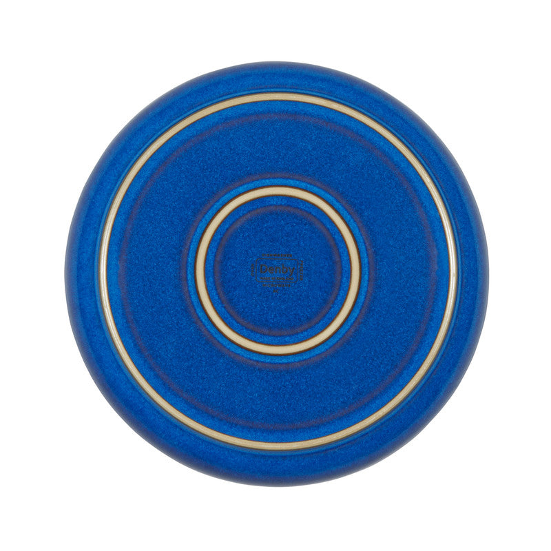 Imperial Blue Medium Coupe Plate Bottom