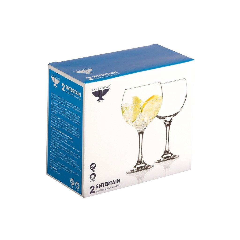 Gin Balloons 65cl Glasses Box