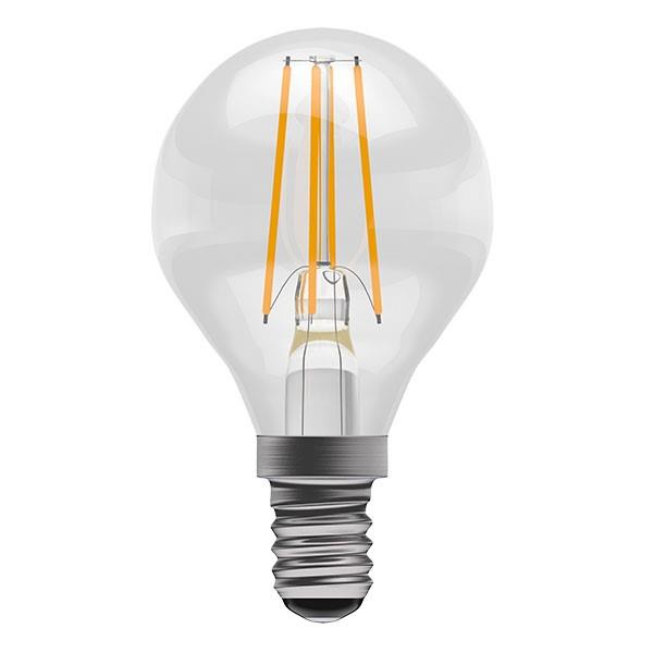 Bell 4 Watt SES LED Clear Filament Round Bulb - Smyth Patterson