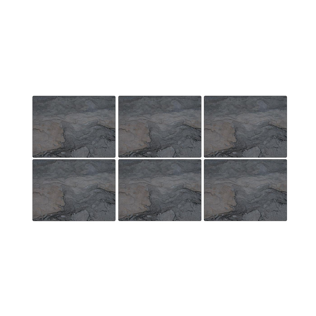 Midnight Slate Placemats Set Of 6