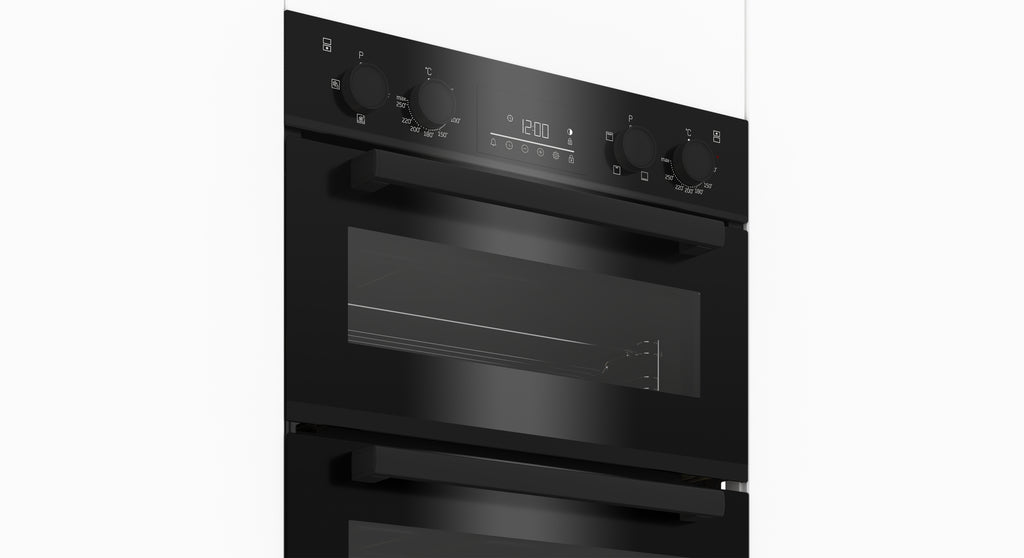 Beko BBDF22300B Built in Double Oven Front Side View