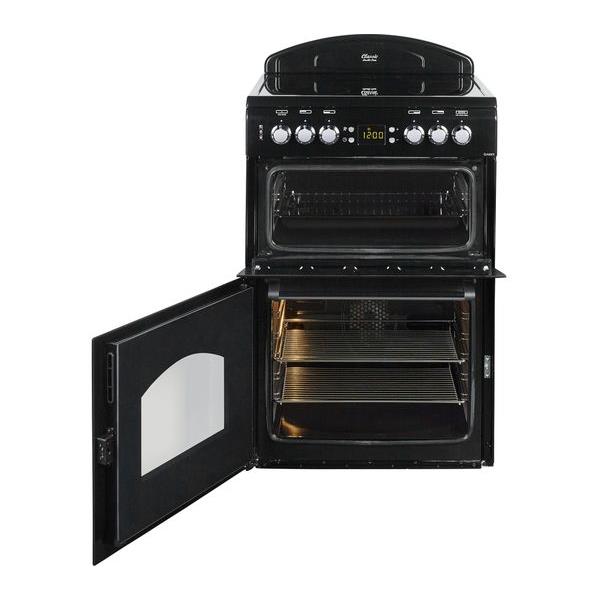 Classic Electric Cooker Black Opened
