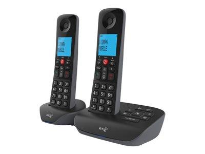 BT Essential Twin Cordless Phone with Answering Machine