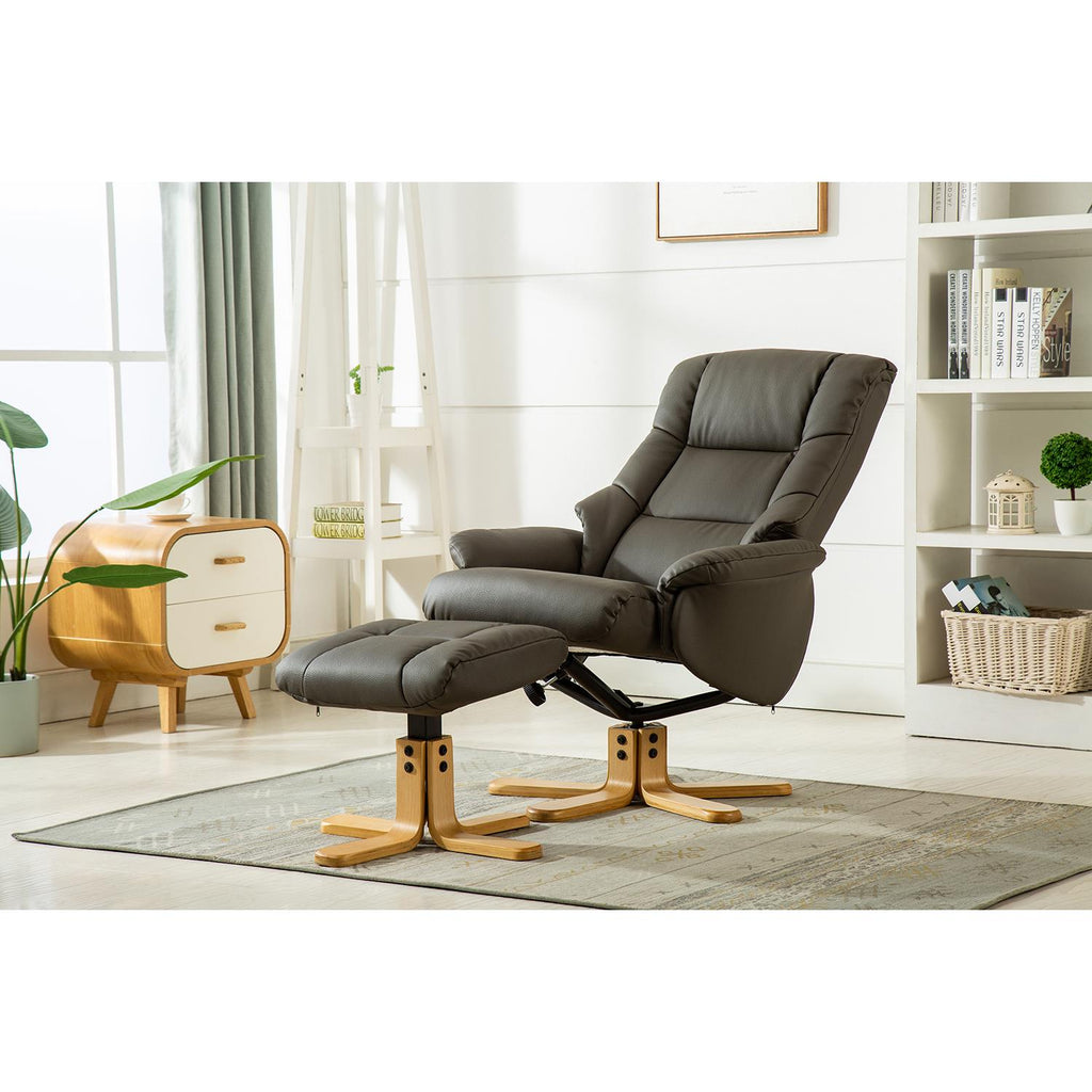 Florence Chair & Stool Charcoal Plush