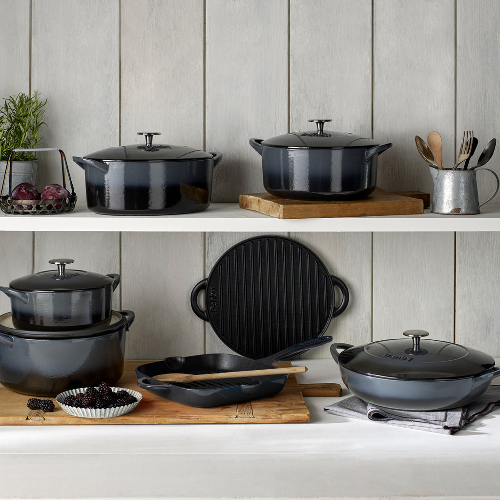 Halo Cast Iron Griddle Pan by Denby Lifestyle shot