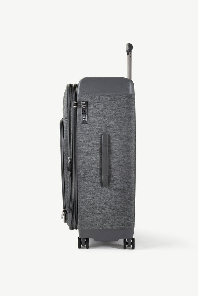 Parker Large Suitcase Grey side