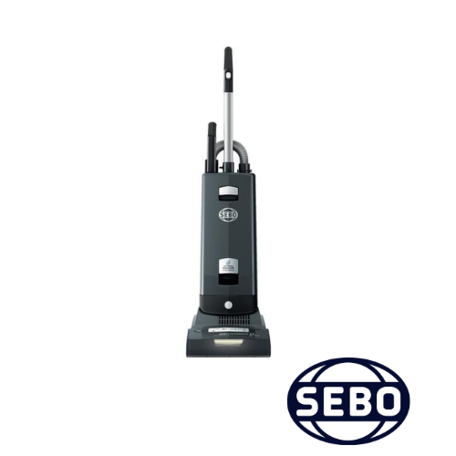Black Vacuum Cleaner with Sebo logo