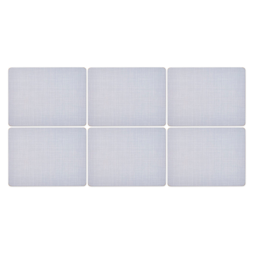 Hessian Grey Placemats Set Of 6