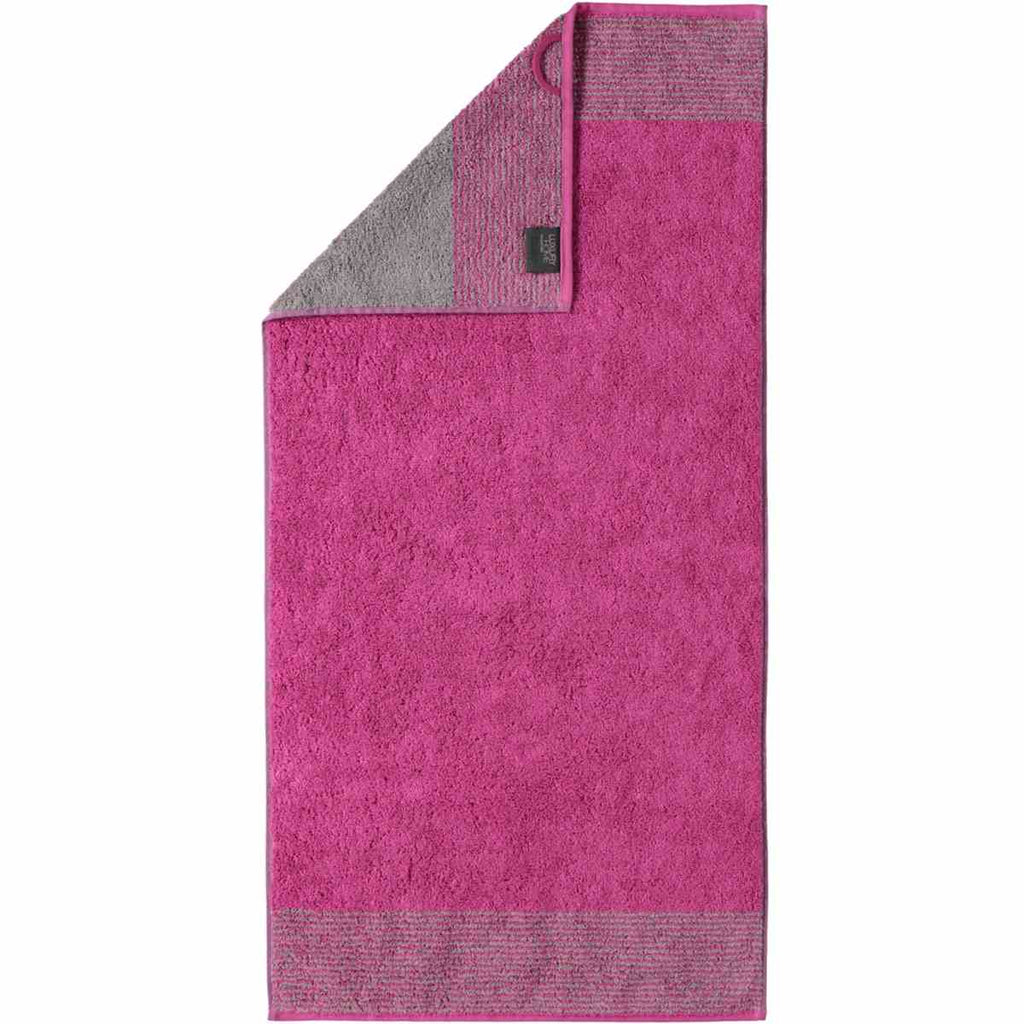 Cawo Two Tone Pink/Beere Towel DT590/87