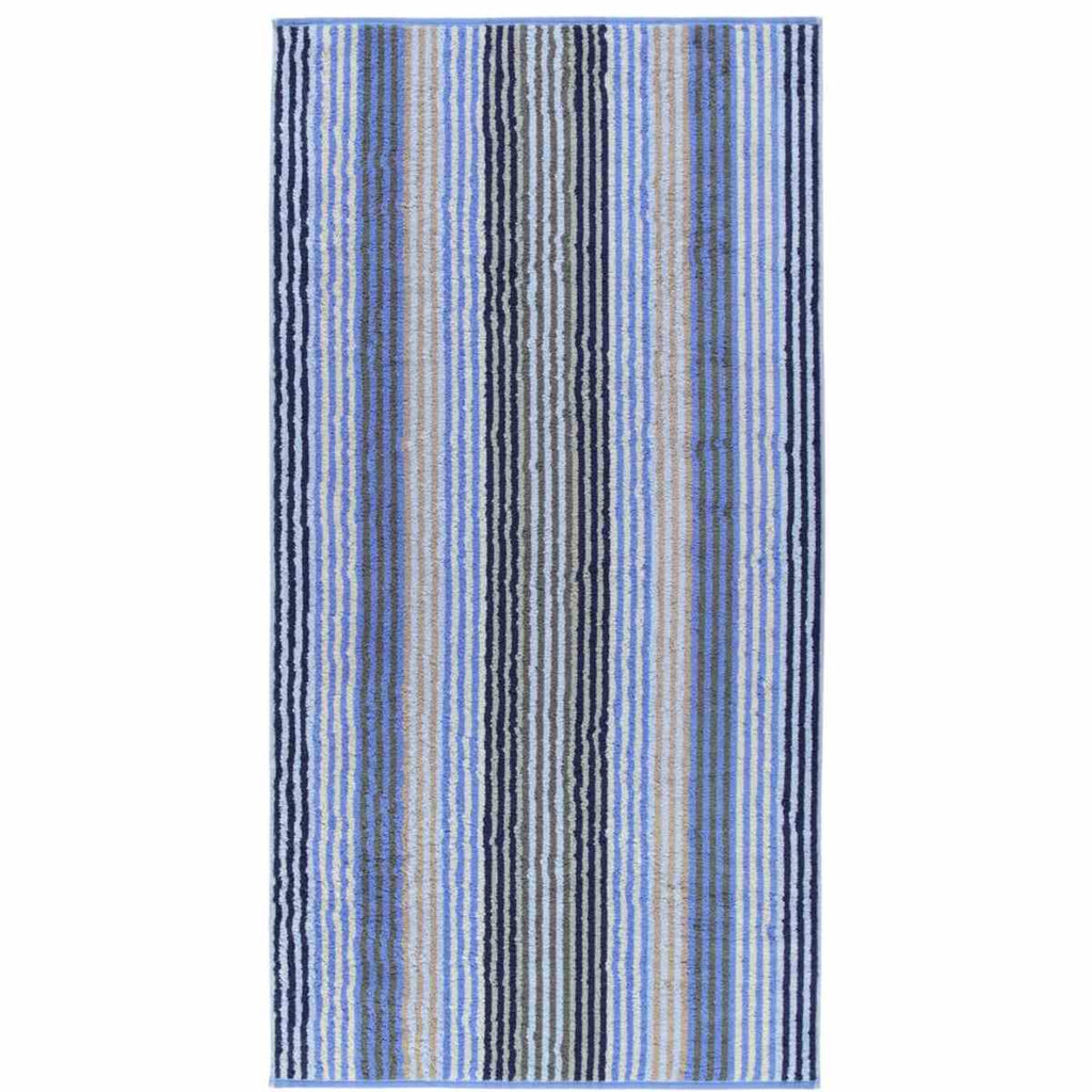Cawo Unique Bath Towel Blue Stripes DT944/11