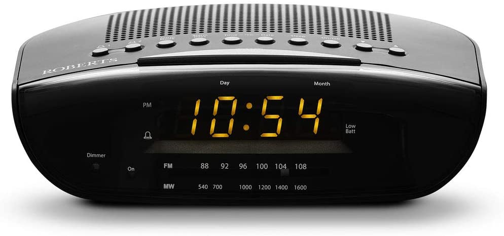Roberts CR9971 Clock Radio - Black