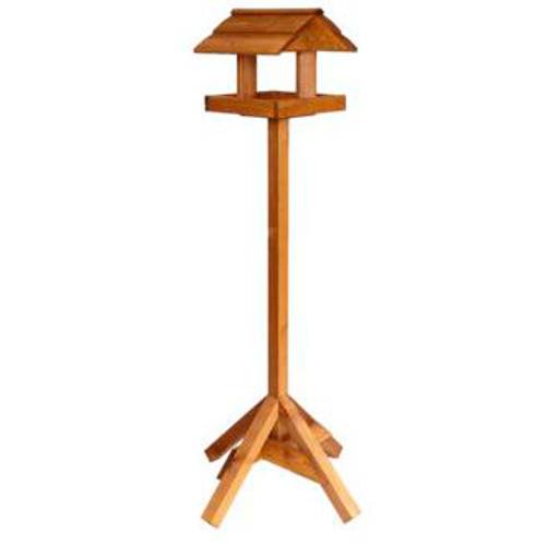 Wooden Roof Table Bird Retreat