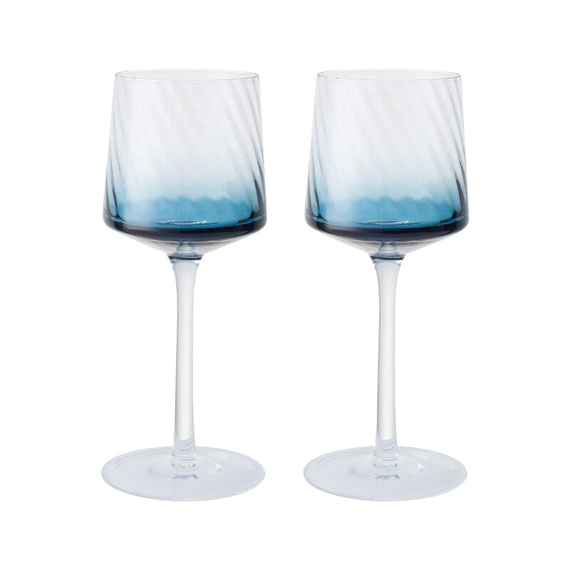 Modern Deco Wine Glasses Set Of 2 