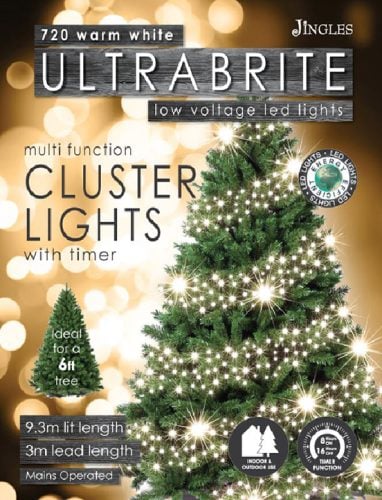 720WarmWhiteLEDUltrabrightClusterLights