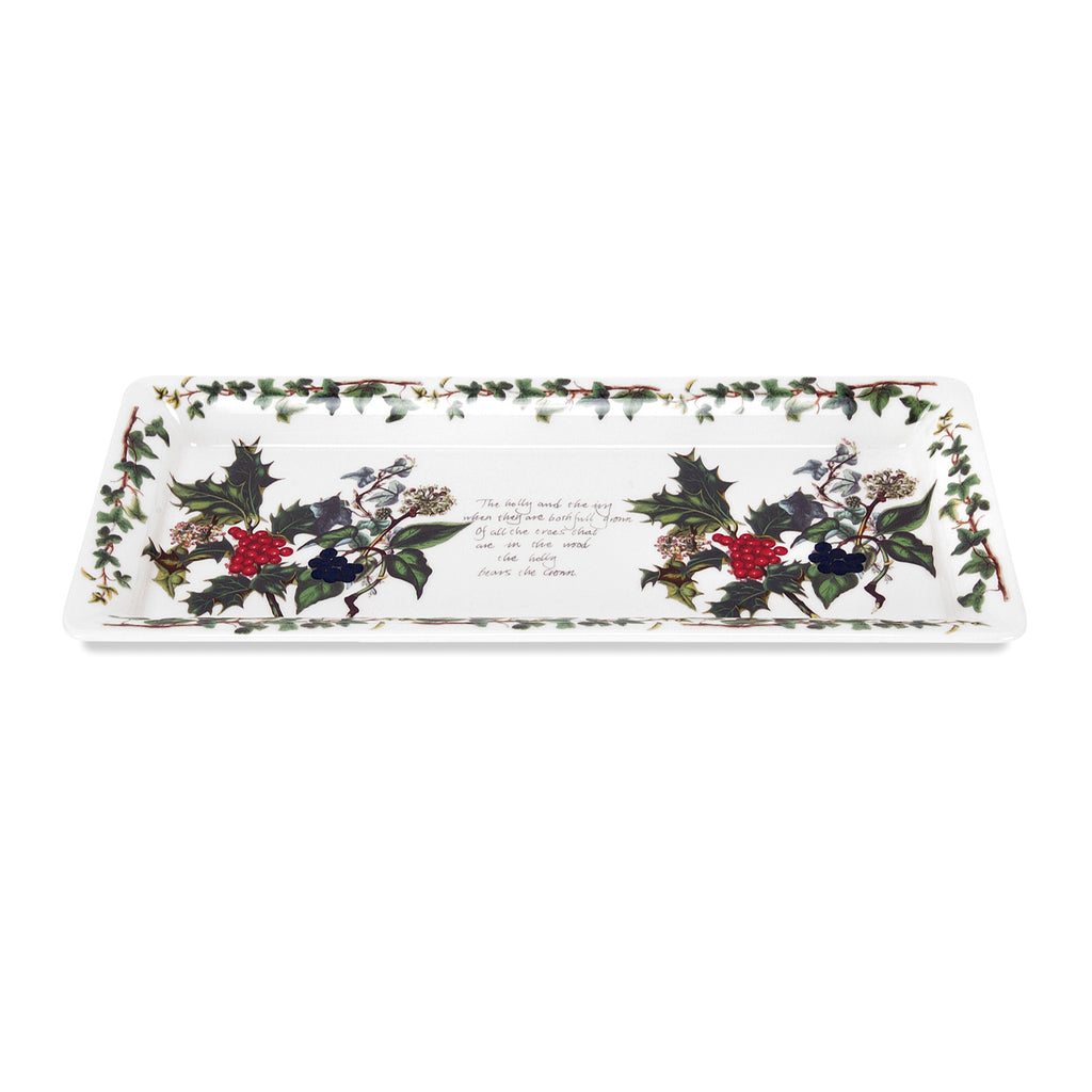 The Holly & The Ivy Sandwich Tray 30x13cm Portmeirion