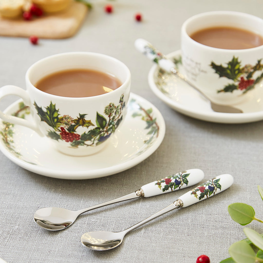 The Holly & The Ivy Tea Spoons Set Of 6 Portmeirion