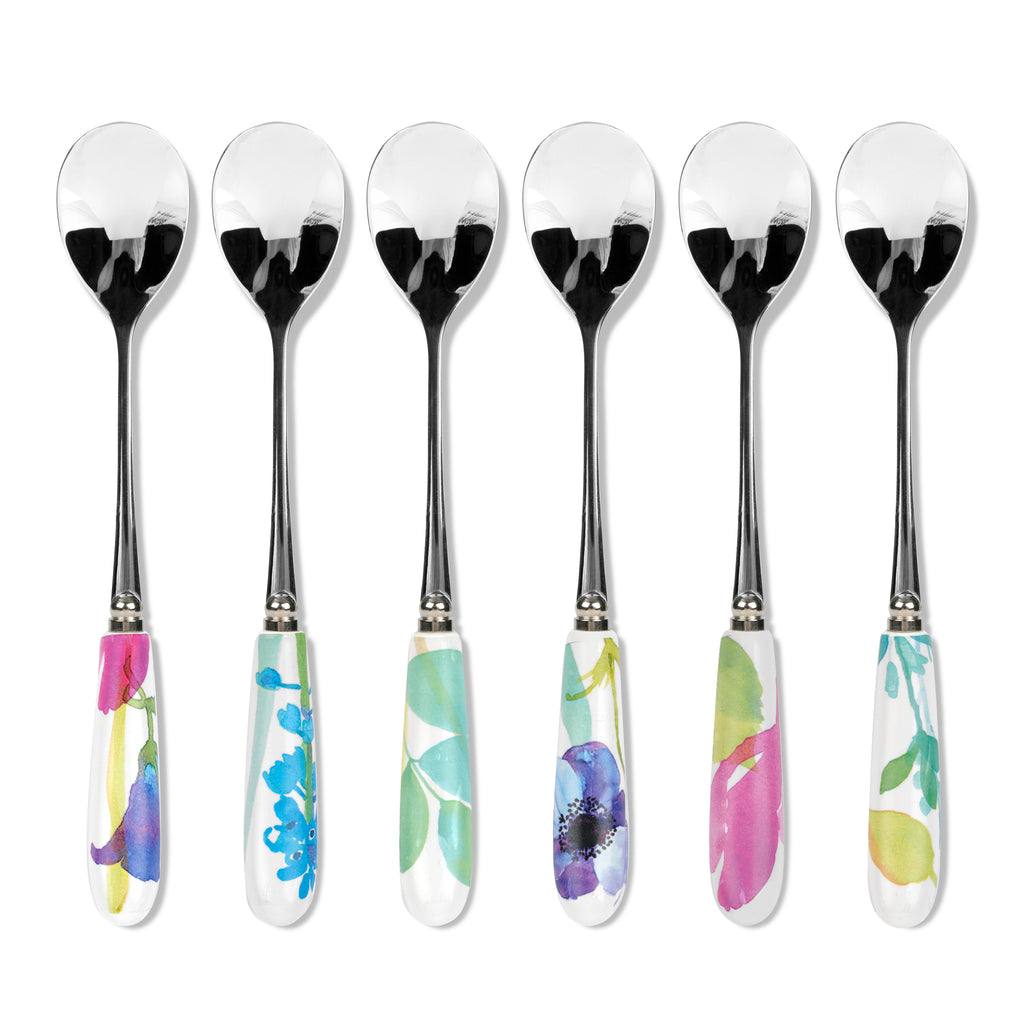 Water Garden Set of 6 Teaspoons