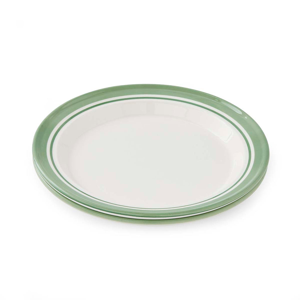 Potter's Stripe Dinner Plate, Green