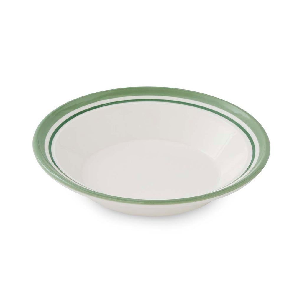 Potter's Stripe Green Soup Plate