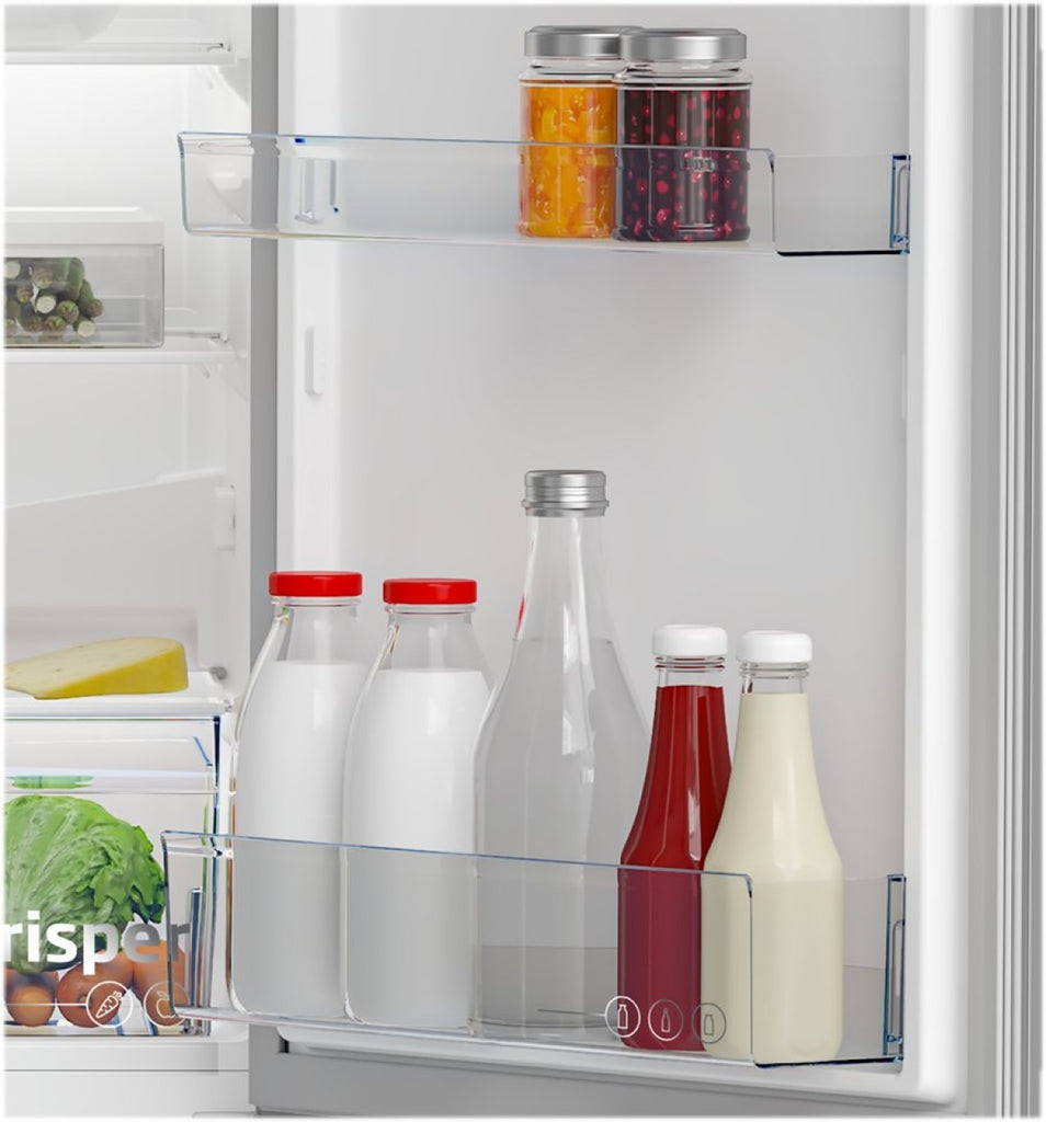 Beko CCFM4582W 55cm 50/50 Frost Free Fridge Freezer - door shelving with populated items