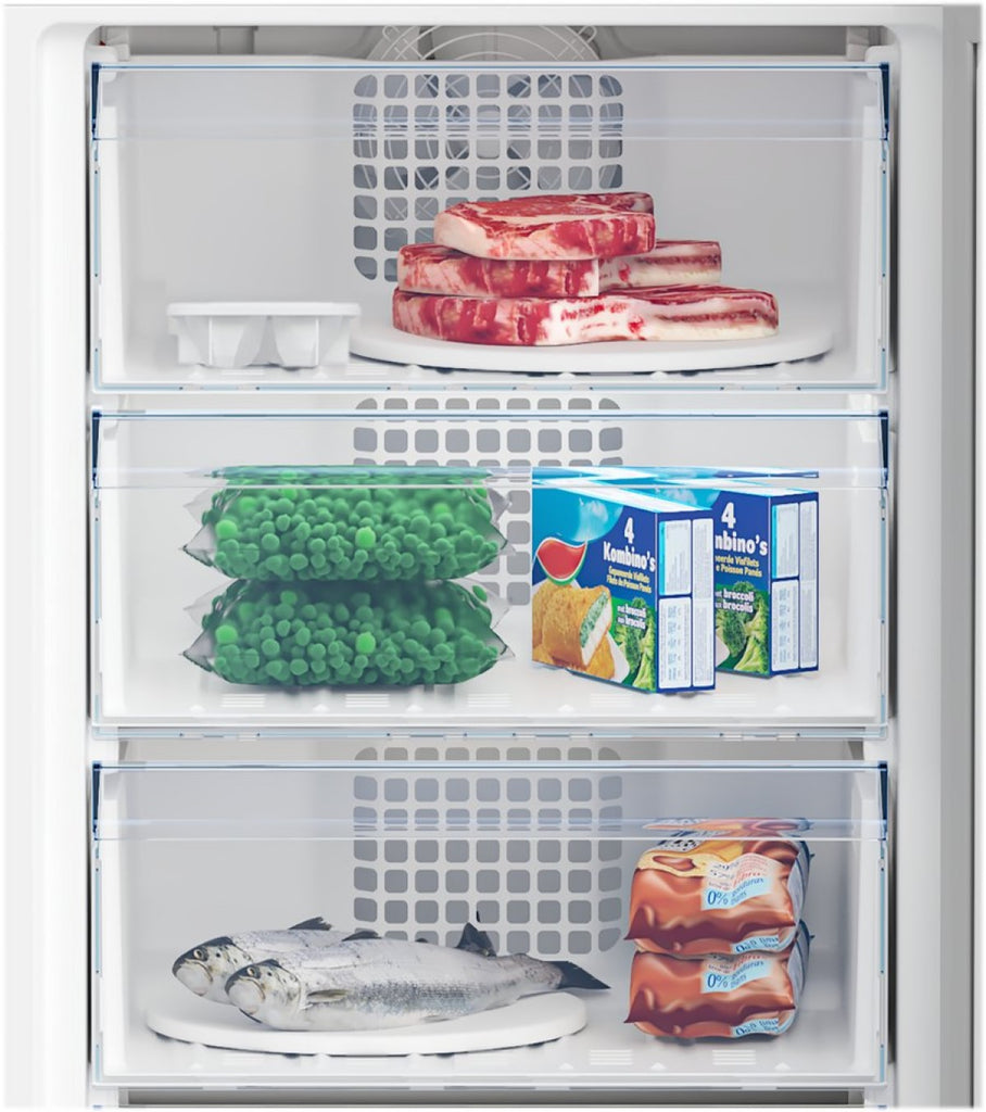 Beko CCFM4582W 55cm 50/50 Frost Free Fridge Freezer - freezer compartments