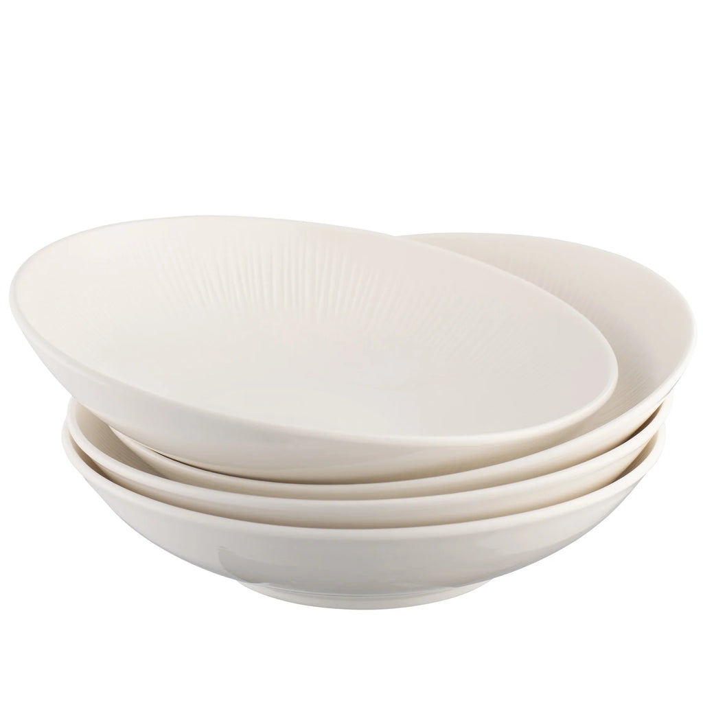 Belleek 9306 Erne Pasta Bowls Set of 4