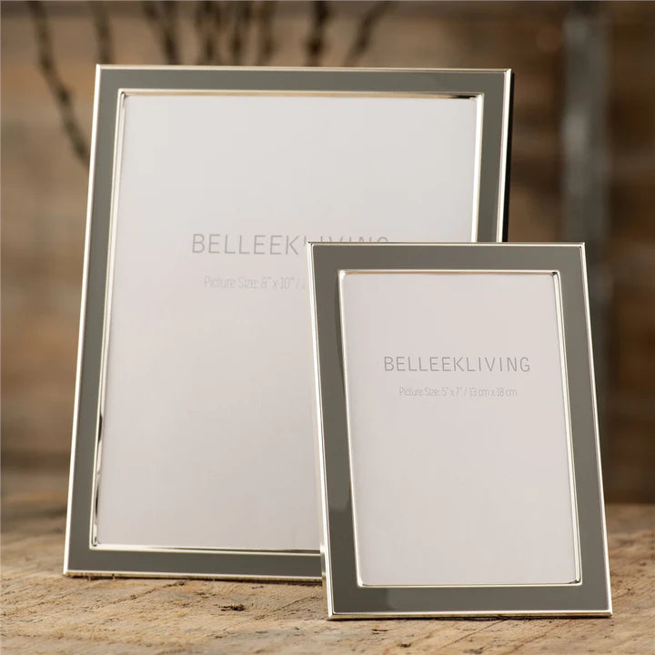 Belleek 9569 Grey Frame 5x7 - table setting