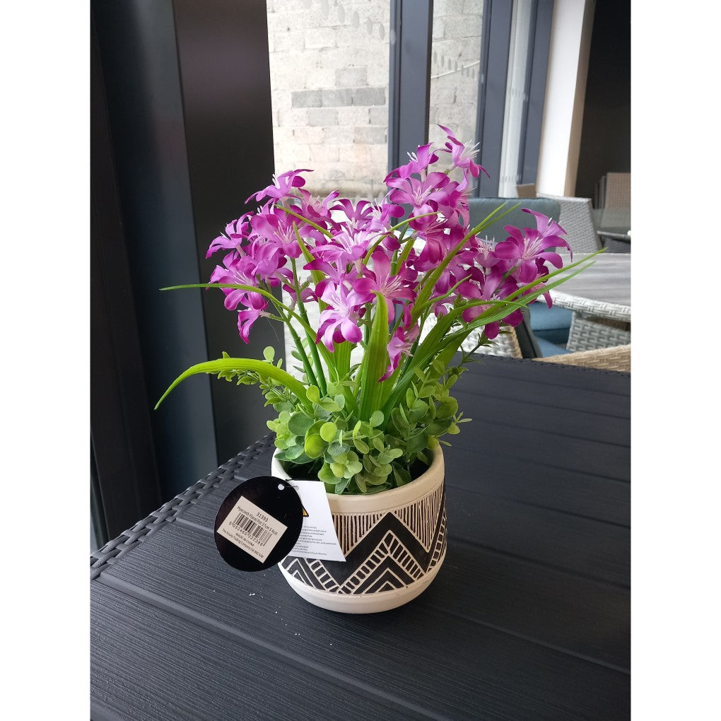 BW31393 Hyacinth Floral Pot 37CM - back