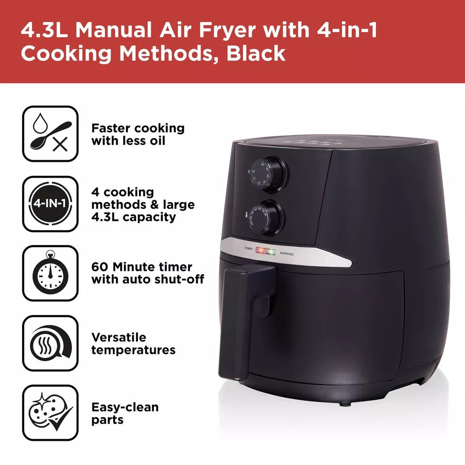 Black & Decker Air Fryer cooking methods