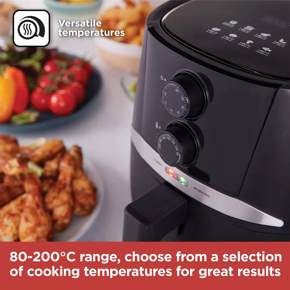 Black & Decker Air Fryer temperatures