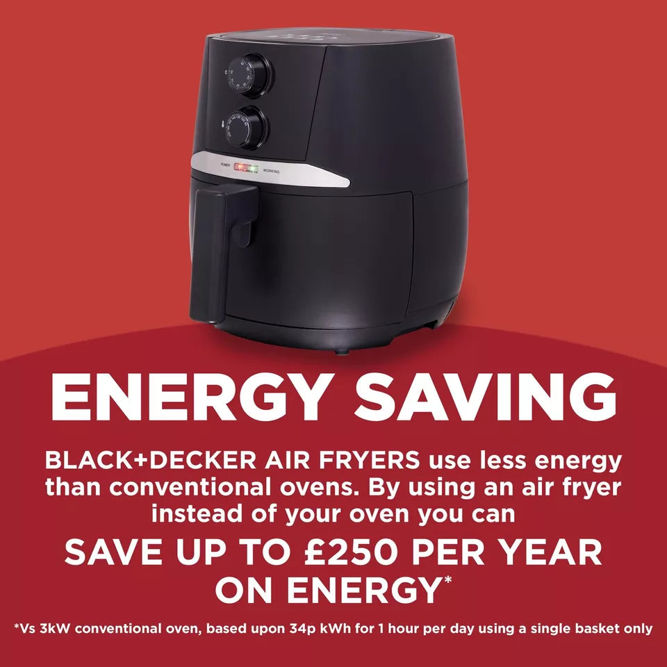 Black & Decker Air Fryer Energy Saving