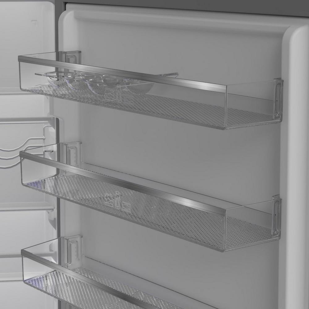 Blomberg KNE4554EVI 70/30 Integrated Frost Free Fridge freezer shelves