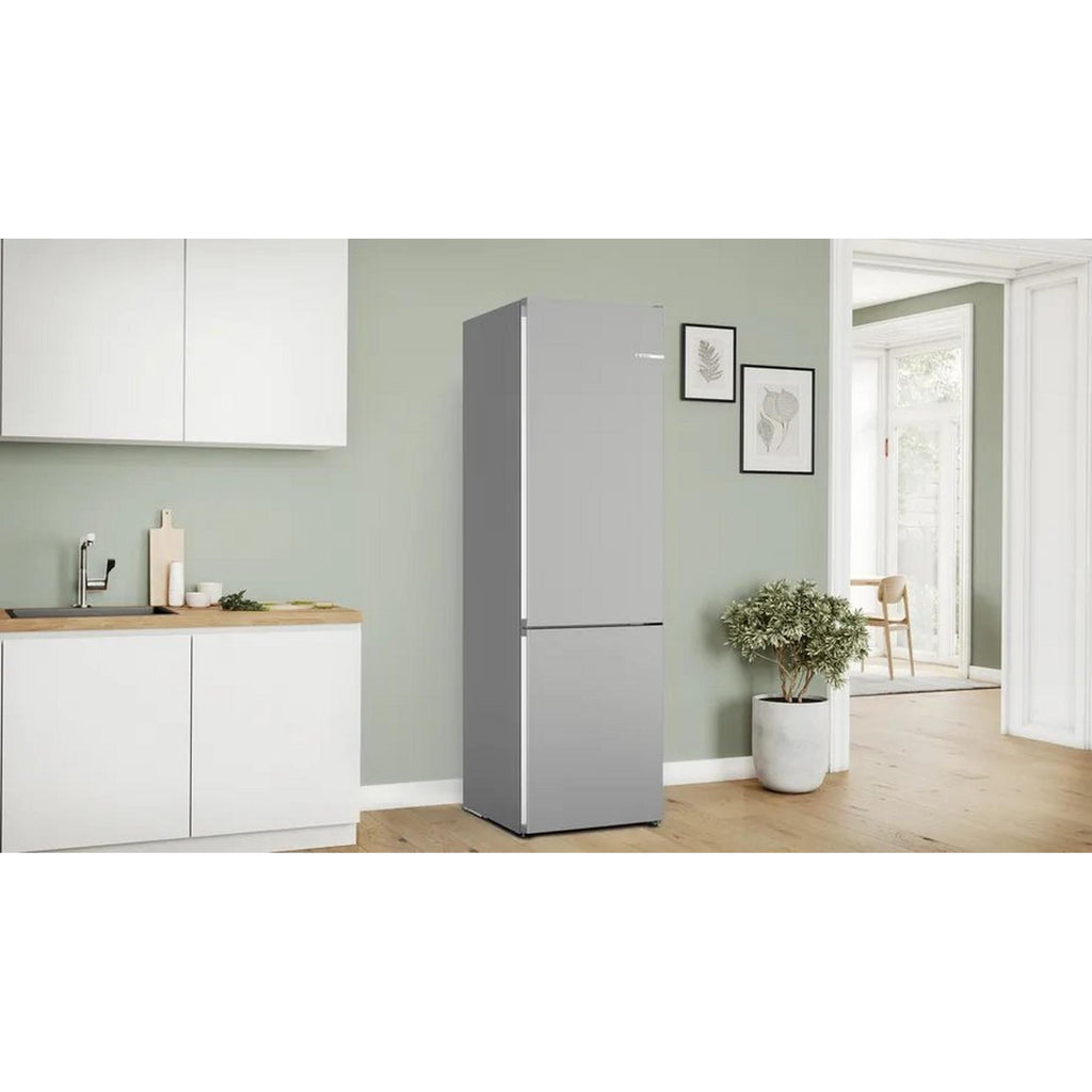 Bosch KGN392LDFG Frost Free Fridge Freezer - the fridge freezer pictured in a furnished kitchen interior with the fridge freezer door closed