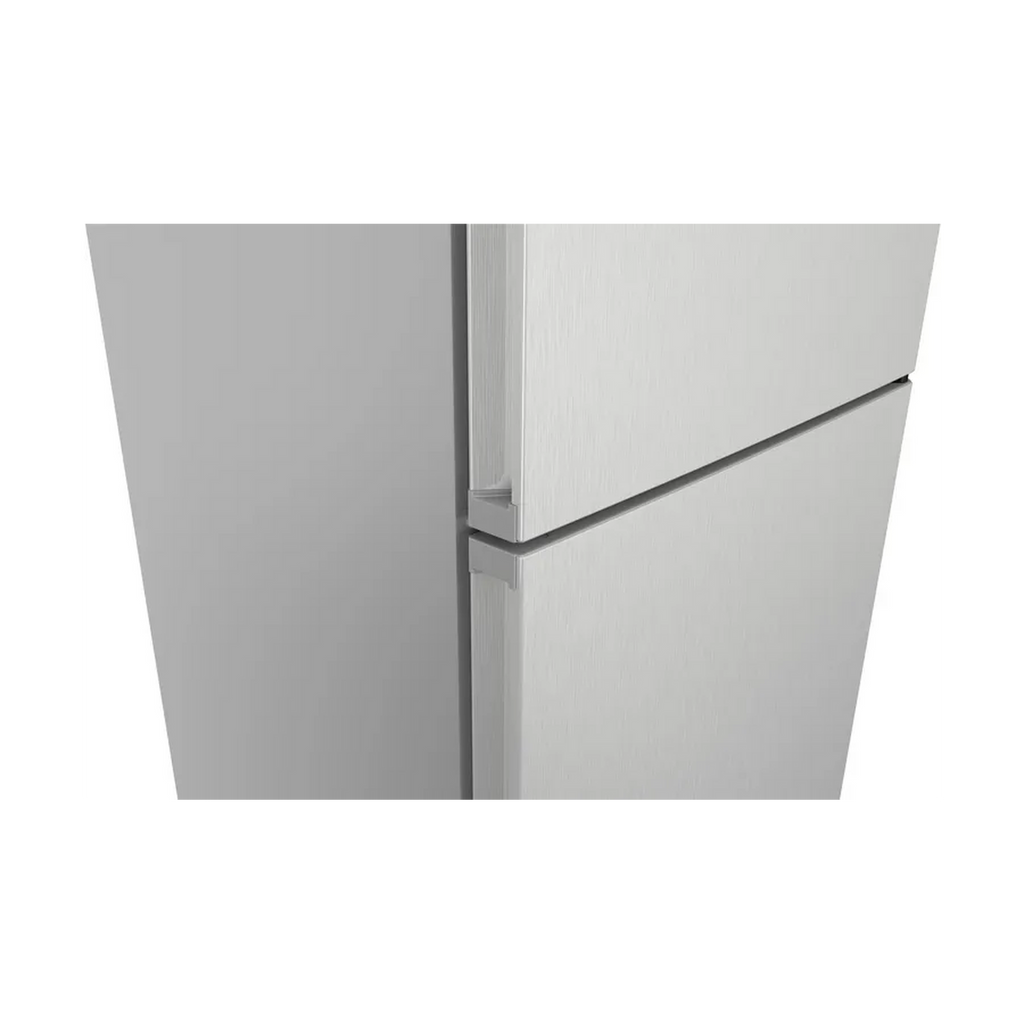 Bosch KGN392LDFG Frost Free Fridge Freezer - close-up of the exterior doors of the fridge freezer with side handles