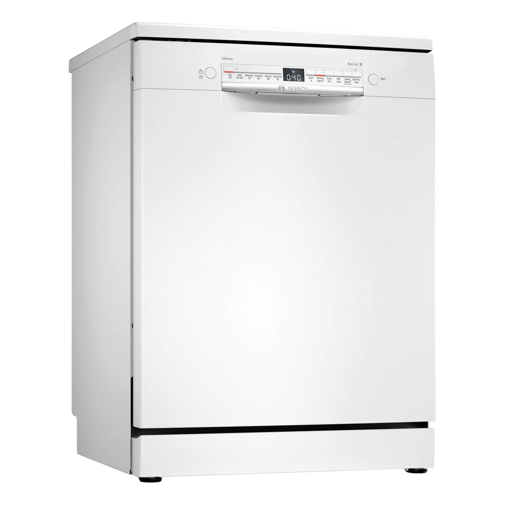 Bosch SMS2HVW67G Dishwasher - front of the Bosch dishwasher on a plain white background