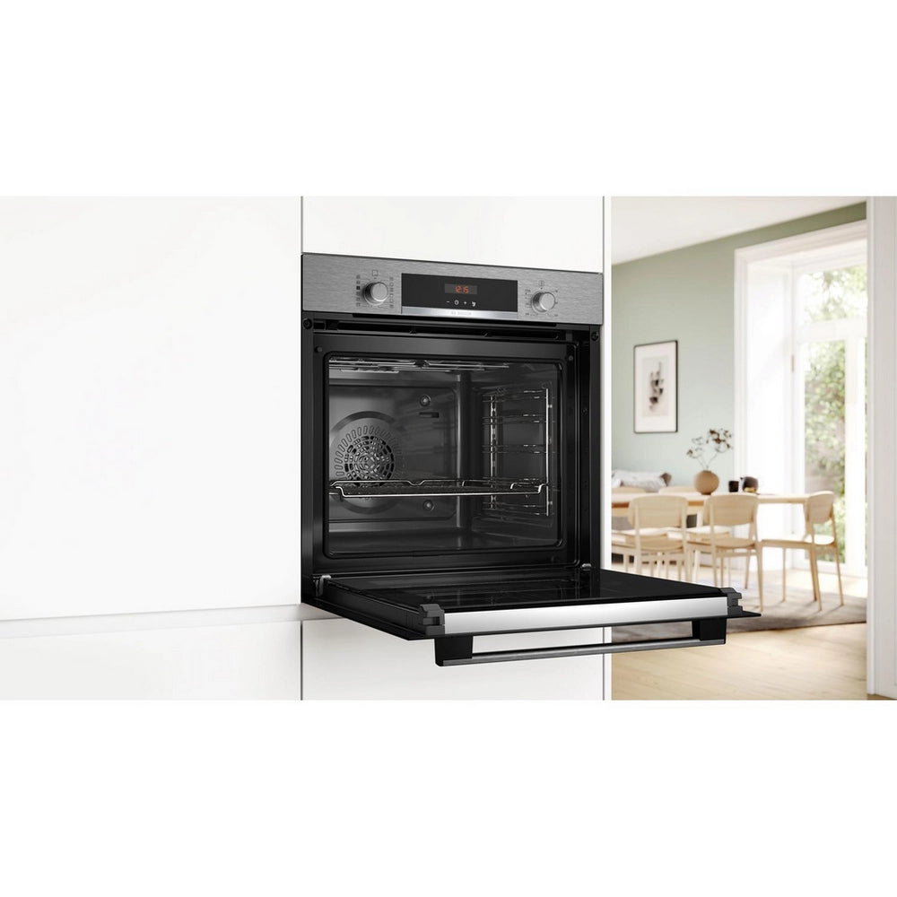 Bosch HQA574BS3B Pyrolytic Single Oven 