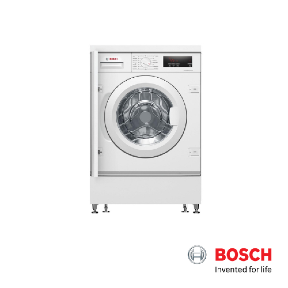 Bosch WIW28302GB Integrated Washing Machine 8kg-1400 Spin Speed - washing machine with Bosch logo