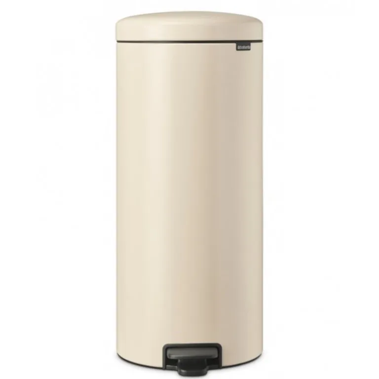 Brabantia 149962 Newicon Soft Beige 30L Pedal Bin - front of the kitchen pedal bin