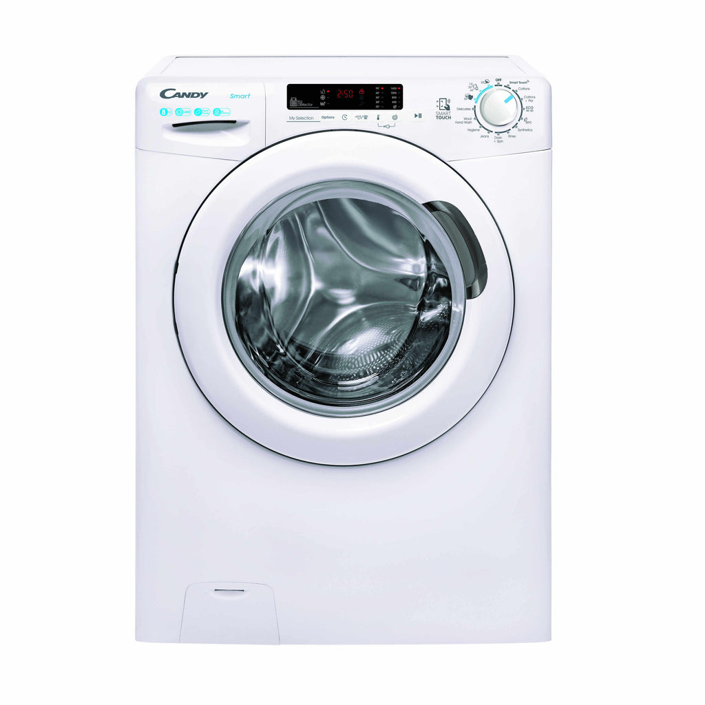 Candy CS1482DW4 Washing Machine 8kg-1400 Spin Speed - front of the washing machine looking at it head-on