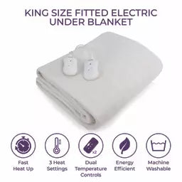 Carmen C81191 King Size Fitted Electric Underblanket specifications 