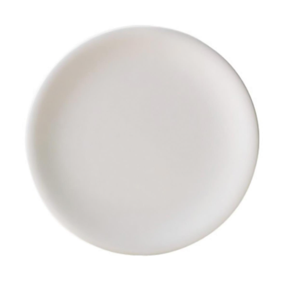 White Denby plate