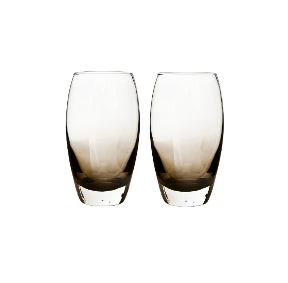 Smoked grey tumbler, set of 2