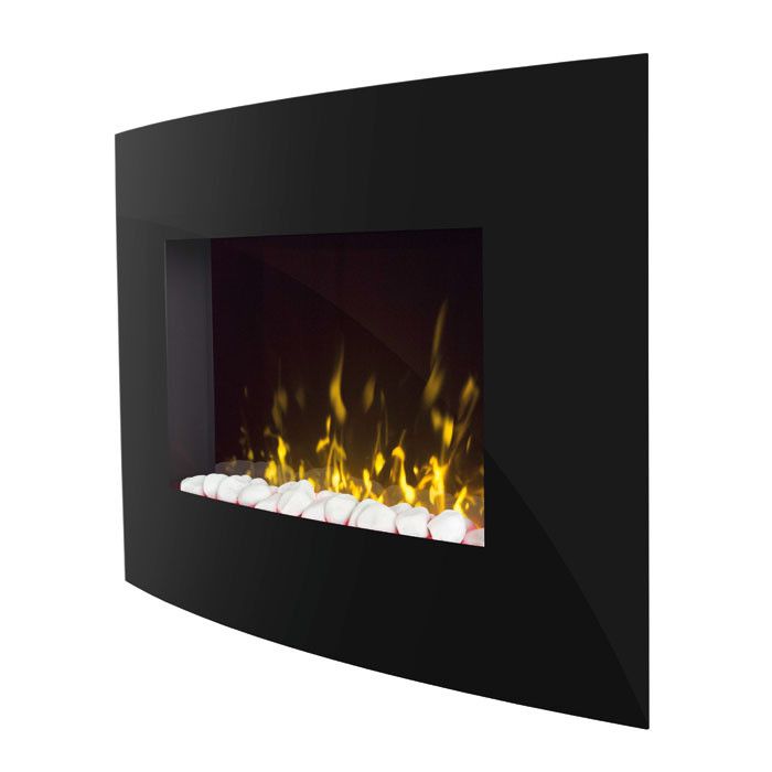 Dimplex ART20 Artesia Wall Mounted Fire - electric fire pictured from the front at an angle