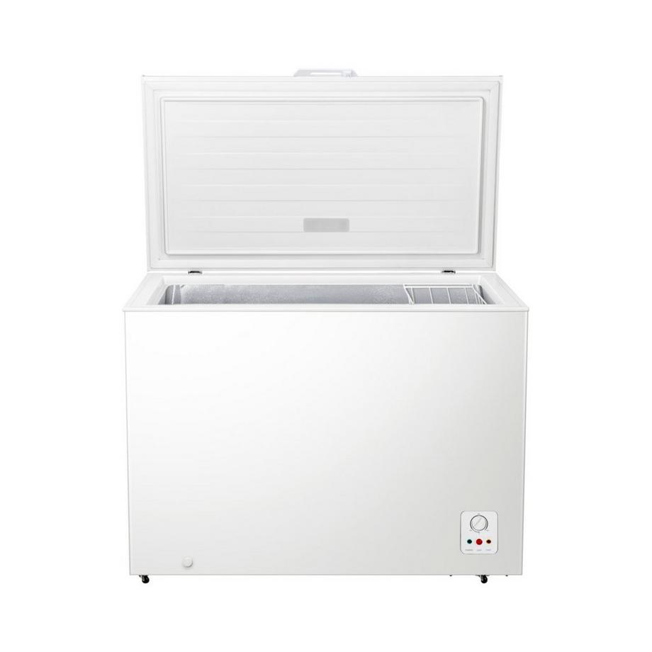 Fridgemaster MCF297E Chest Freezer - front with hatch open